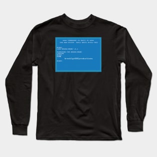 80s Computer Style brooklynONE... Long Sleeve T-Shirt